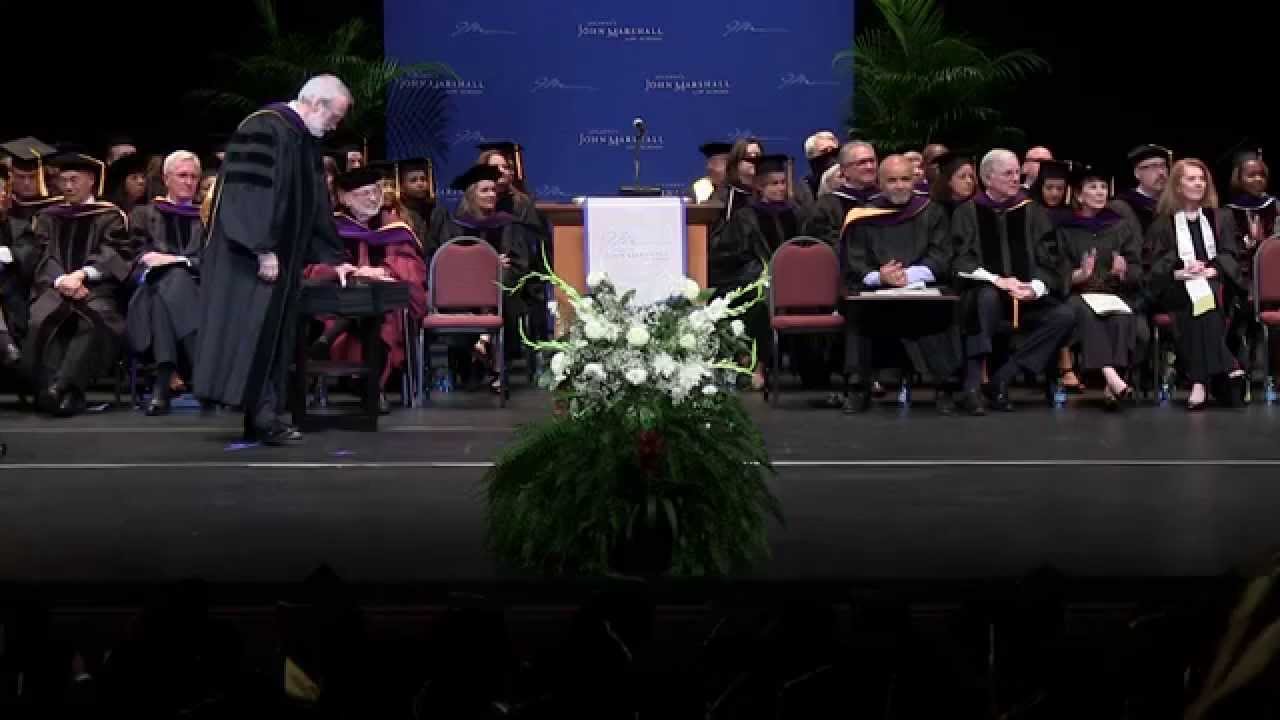 Atlanta's John Marshall Law School 2014 Graduation- Diplomas - YouTube