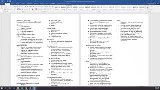 Bio 201 final exam review