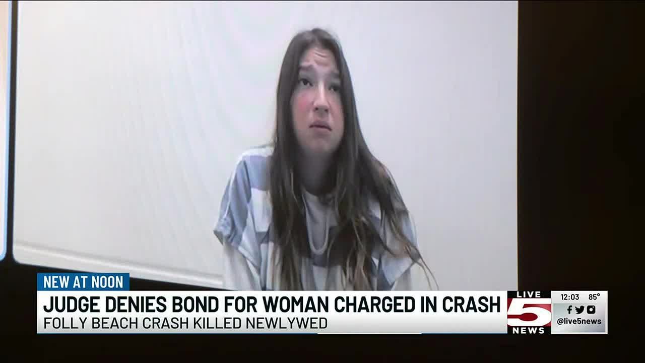 VIDEO: Judge denies bond for woman charged in Folly Beach crash that ...