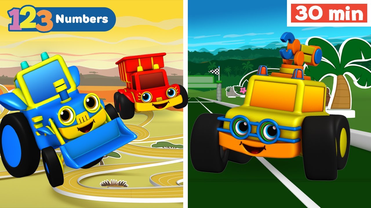 Learn numbers for kids with 123 Race | Numbers Song | Counting 1 to 10 ...