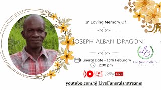Funeral Of Joseph Alban Dragon also known as “Jonah” and Bar-B-Q Man of Windsor Forest, St. David