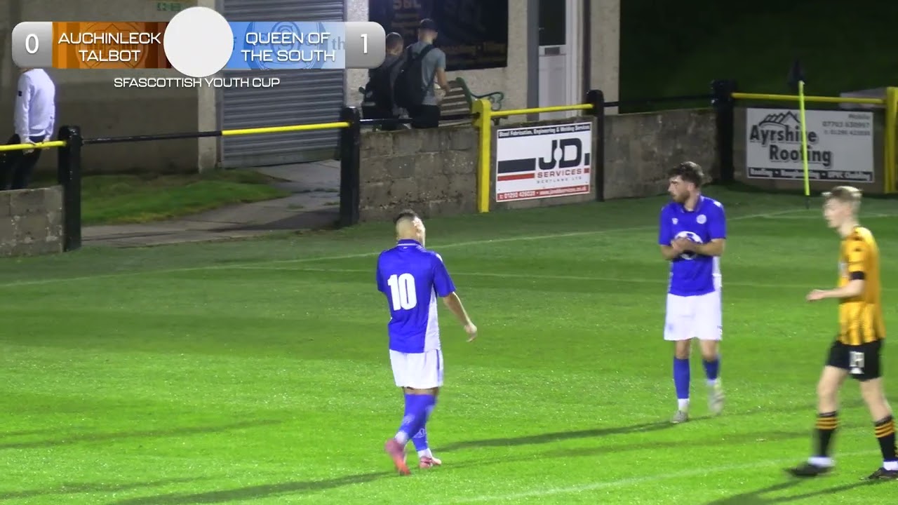 Auchinleck Talbot u18s 0-2 Queen of the South u18s | Scottish Youth Cup | 19/9/25