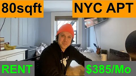 Tiny living in New York City- I live in an 80 sqft apartment for $385/month in downtown Manhattan.