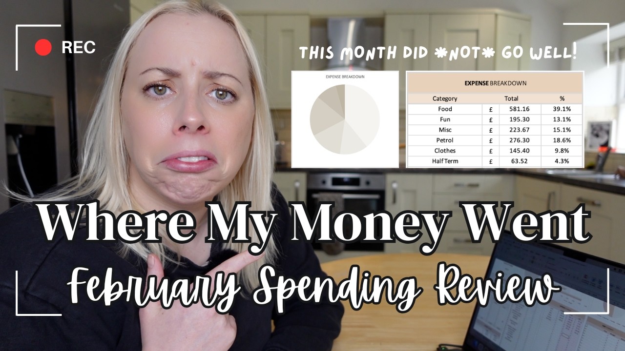 HONEST FEBRUARY SPENDING REVIEW 💸 - Where did my money go? Chatty UK household budget walkthrough!