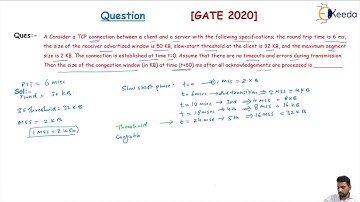 Previous Year Question GATE 2020 Data Link Layer | Computer Networks | COMPUTER SCIENCE ENGINEERING