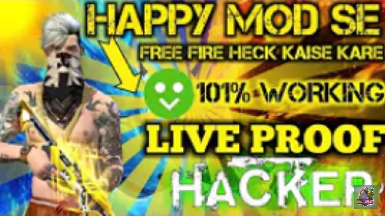 CAN WE HeCK FREE FIRE NEW UPDATE WITH HAPPY MOD?