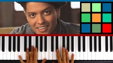 How To Play "The Lazy Song" Piano Tutorial / Sheet Music (Bruno Mars)