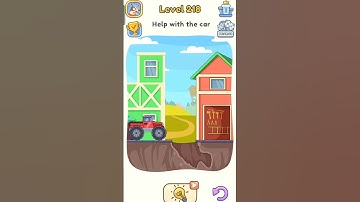 DOP 5 Delete One Part || 🛻 Level 218 Complete || #shorts #puzzle