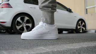 triple white air force ones