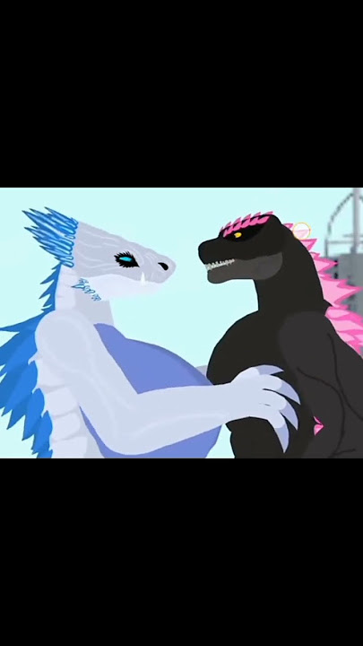 Godzilla x shimo💙💖👫