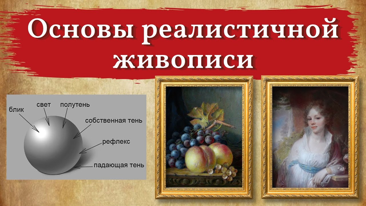 ОСНОВЫ живописи. Цвета, рефлексы, свет и тени. - YouTube