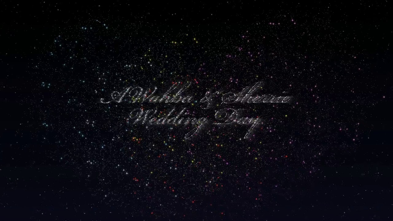 Firework Text Animation 1