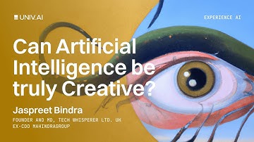 Artificial Intelligence and Creativity | Jaspreet Bindra on AI art