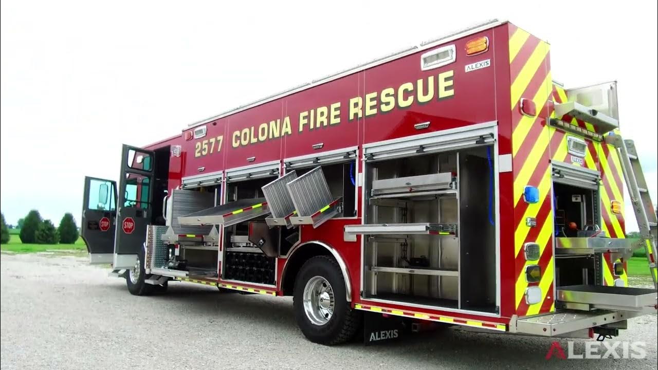 COLONA COMMUNITY FIRE PROTECTION DISTRICT 22' CUSTOM ALEXIS RESCUE