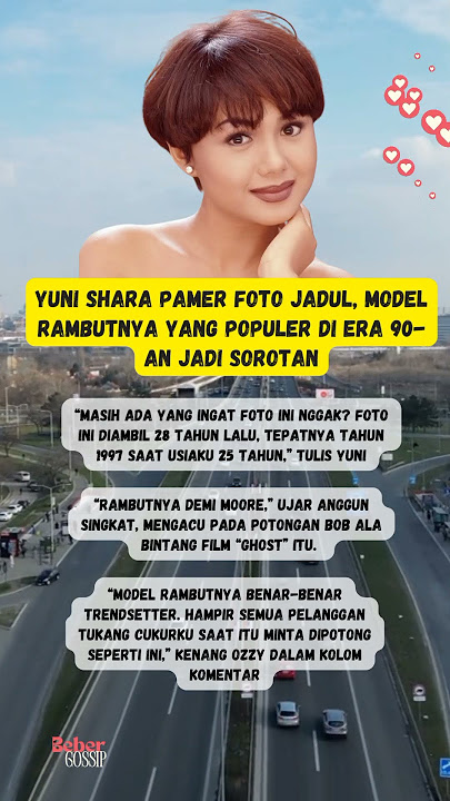 Yuni Shara Pamer Foto Jadul, Model Rambutnya yang Populer di Era 90-an Jadi Sorotan #shorts