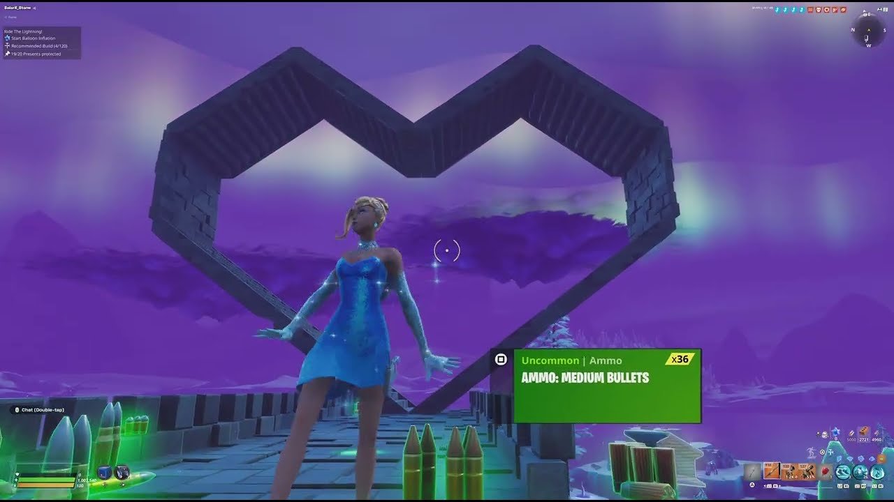 Ventures Fortnite  Froze Fjords of Hearts build by rLvnbang in Boreal Base😍 So Beautiful!