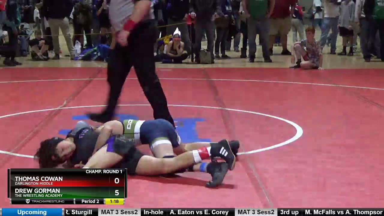 MS 83 Drew Gorman The Wrestling Academy Vs Thomas Cowan DARLINGTON