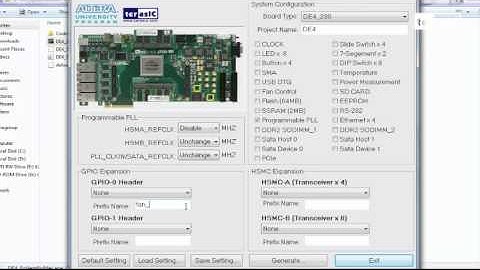Get Started with the DE4 System Builder