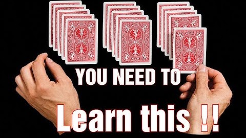 How to do a simple but fooling card trick - KICKER ENDING