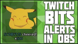 How to Add Twitch Bit Alerts to OBS! Bits Donation Alert on Stream in OBS! Bits Donation OBS!