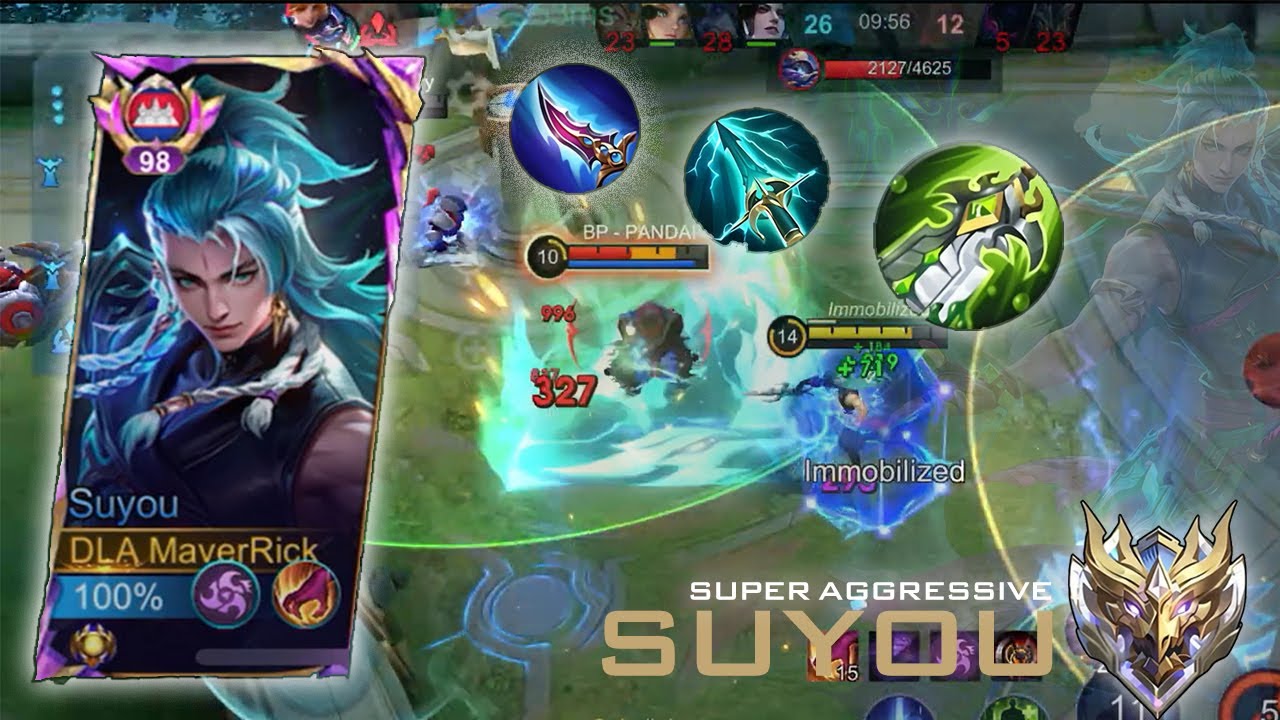 SUYOU BEST JUNGLER ROTATION IN SEASON 36 WITH HIGHT RANK IMMORTALITY 🔥 || SUYOU BEST BUILD - MLBB