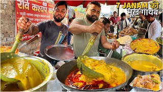 India's MOST WANTED Tadka Kadhi Chawal 😍 Street Food India | 100 KG Roz