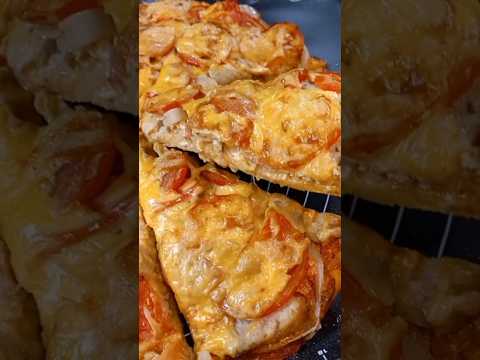 ПИЦЦА С КОЛБАСКАМИ)) #рецепт #еда #кулинария #пицца #врек #рекомендации