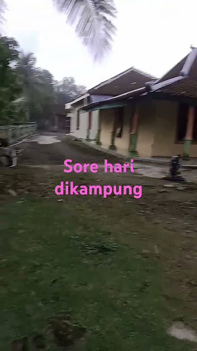 sore dikampung