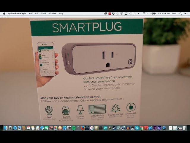 iHome x1 FLOW SMART PLUG Wi-Fi VOICE CONTROL APP SET SCHEDULES