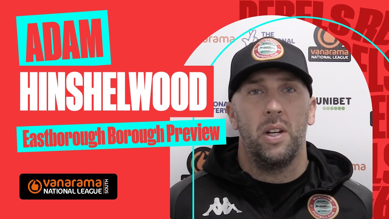 "You have to relish these kind of games" | Adam Hinshelwood | Eastbourne Borough | FA Cup Preview