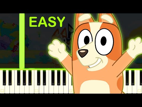 BINGO THEME - EASY Piano Tutorial