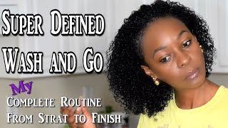 Defined Wash and Go | Featuring Cantu Product Line, 3c/4c curls