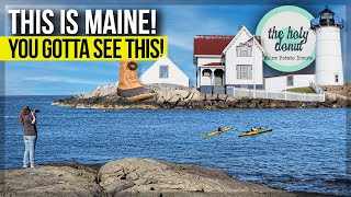 This Is Maine! 💡🏠 (Nubble Lighthouse, Holy Donuts &amp; L.L. Bean)