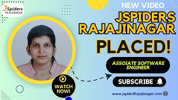 Placement Success Story | Analyst Java Developer | JSpiders Rajajinagar | 4 LPA