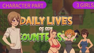 TGame | Daily Lives Of My Countryside character section v 0.2.1.1 ( Ms.Kate,Cindy,Nina )