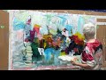 How i create from my imagination and my love for colours abstract painting part 2 by marie manon