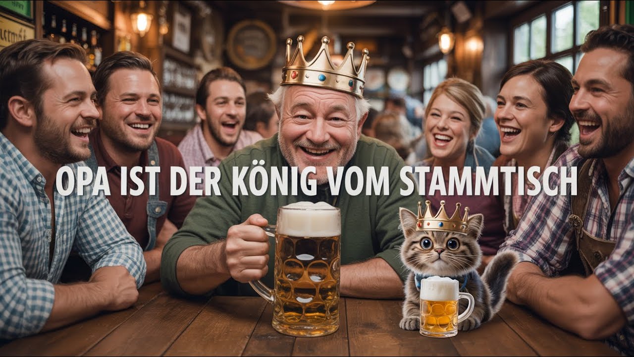Opa ist der König vom Stammtisch | Bier Alarm Party-Hit 2025 🍻