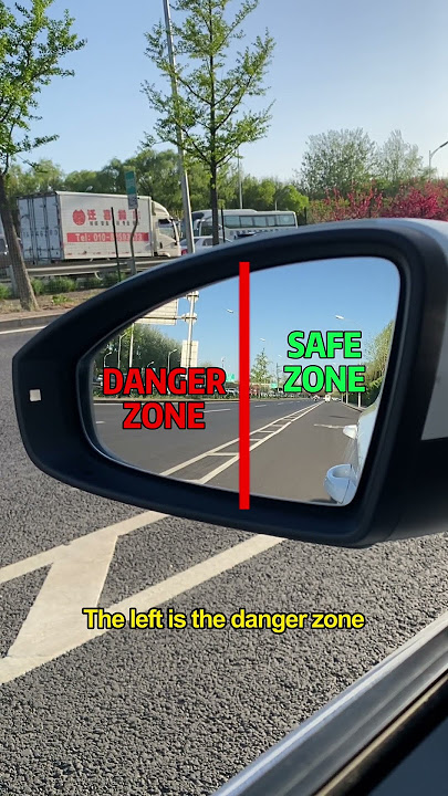 Only 5% of drivers know how to adjust their rearview mirrors correctly#driving #tips #manual #skills