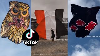 Kumpulan tik tok layangan clepuk unik viral di tik tok!!beautiful kite viral bali