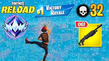 Fortnite Reload | High Kill Solo vs Squads Ranked Gameplay (Keyboard & Mouse)