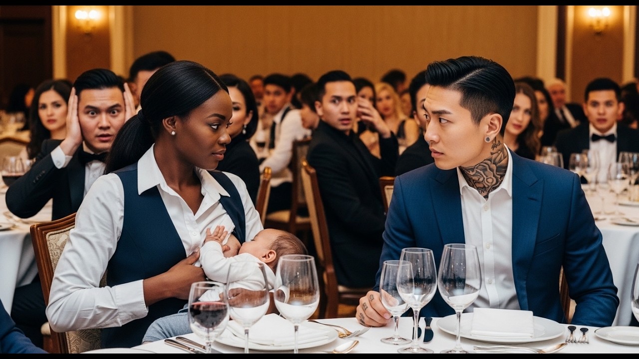 1340. THE KOREAN MAFIA BOSS'S BABY KEEPS CRYING IN THE RESTAURANT—UNTIL A BLACK WAITRESS DID THE U