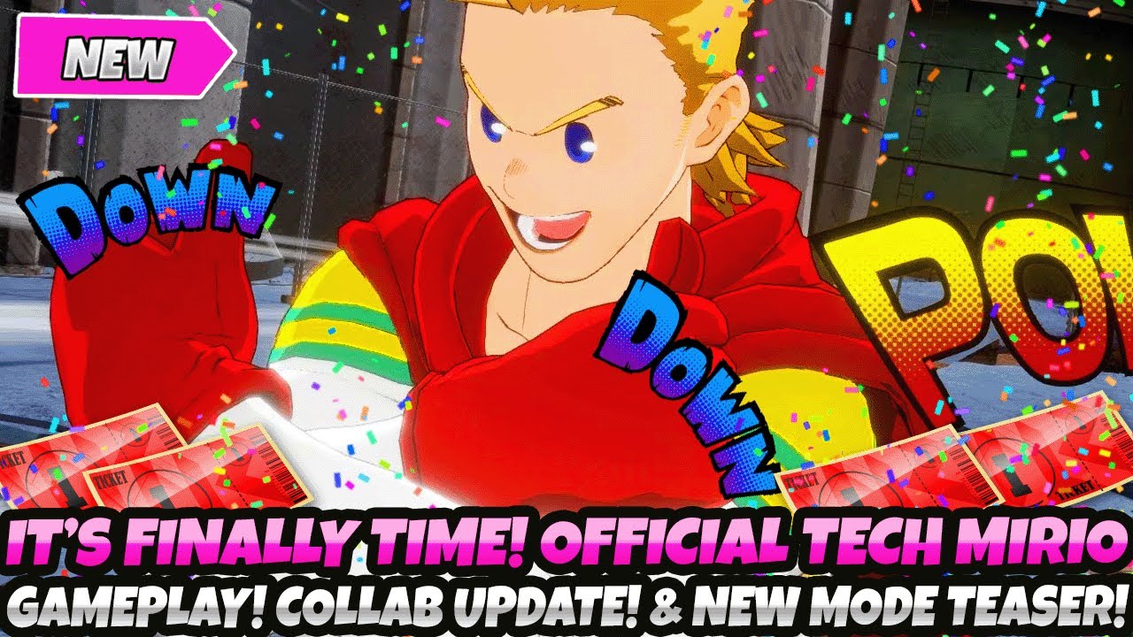 *IT'S FINALLY TIME!* OFFICIAL TECH MIRIO GAMEPLAY! COLLAB UPDATE & NEW ...