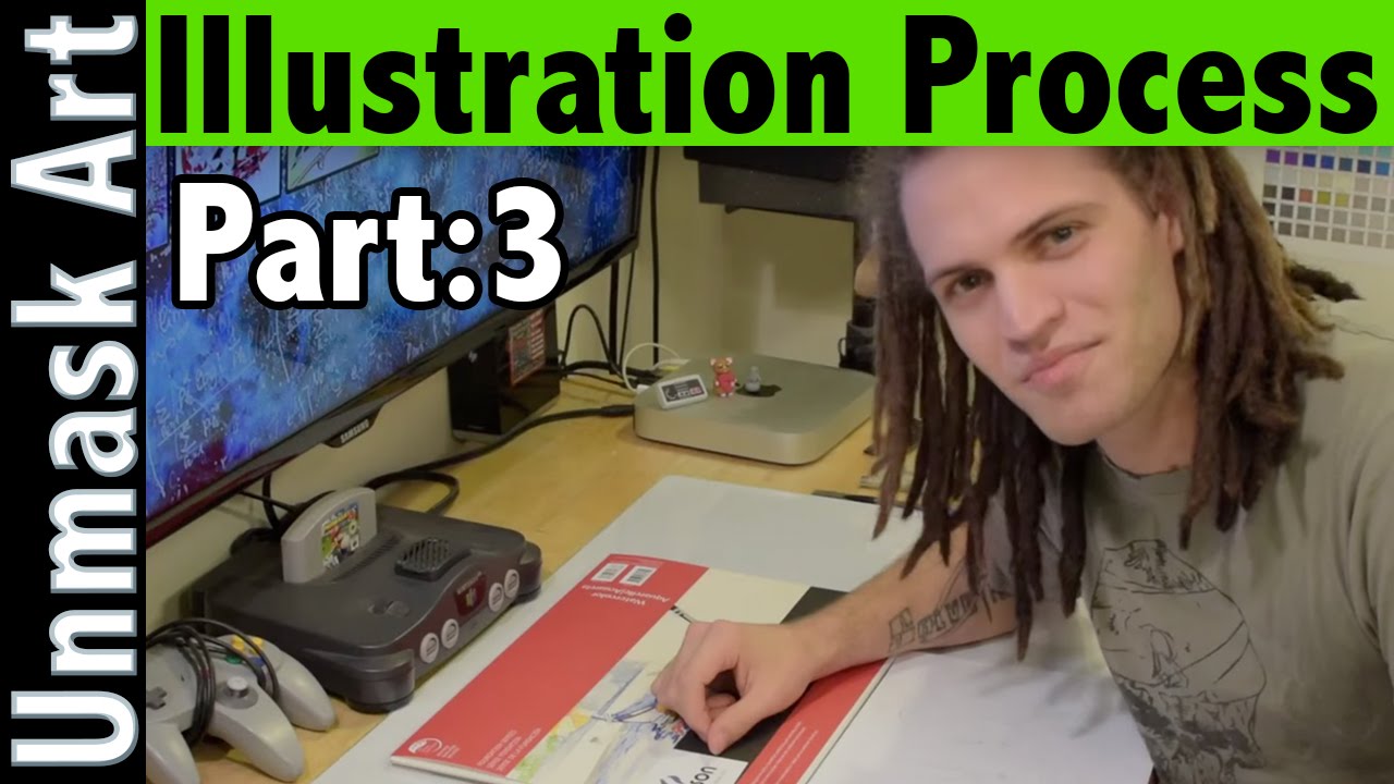 unmasked Illustrating a Book: My Process | Part 3