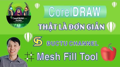 Mesh Fill trong CorelDRAW,                       Mesh fill tool in CorelDraw