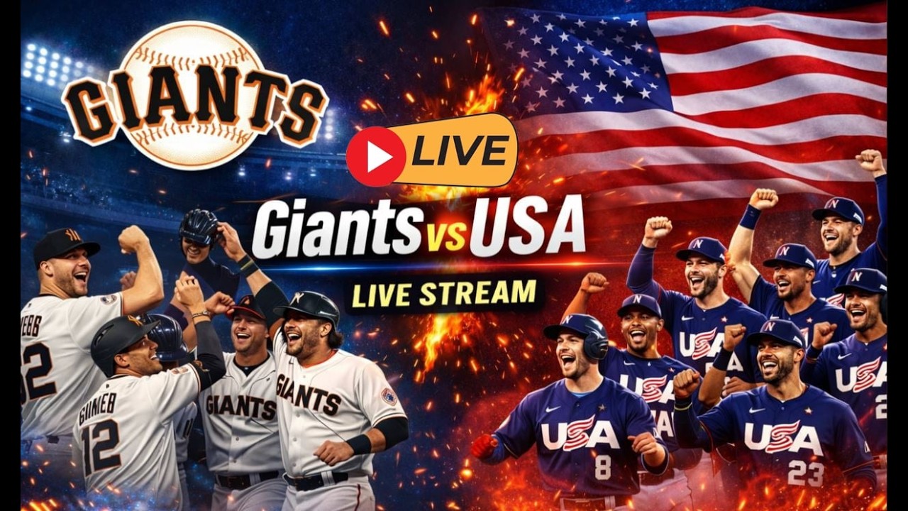 USA vs San Francisco Giants Live Stream | 2026 World Baseball Classic (WBC) Exhibition Full Game