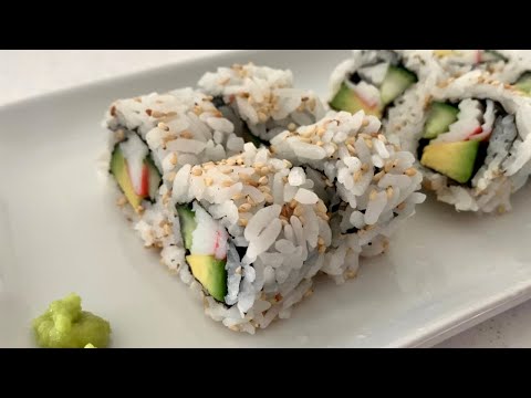 California Rolls Easy Sushi at Home  How to Make Sushi 