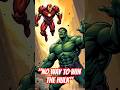 Iron Man vs Multiverse Hulk… This Gets Out of Control 😳 #marvel  #shorts #ironman #hulk