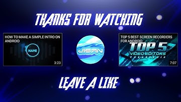 HOW TO MAKE A MOTION OUTRO/END SCREEN TEMPLATE ON ANDROID