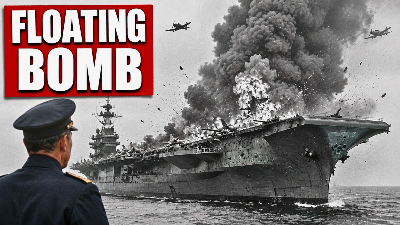 June 19, 1944. A young Japanese officer deep inside the supercarrier *Taihō* smells fuel fumes creeping through the lower decks. The ship was just hit...
