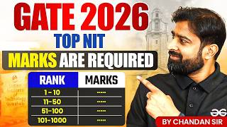 Gate 2026 Minimum Gate Score Required For Top Nits Rank Vs Marks